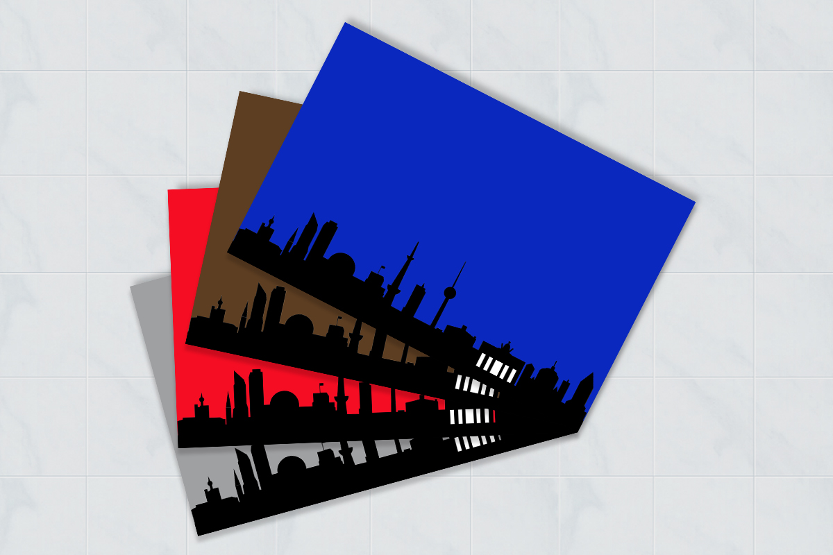 Zerbino Berlin Graffiti | 40x60 Cm | Antiscivolo | Lavabile